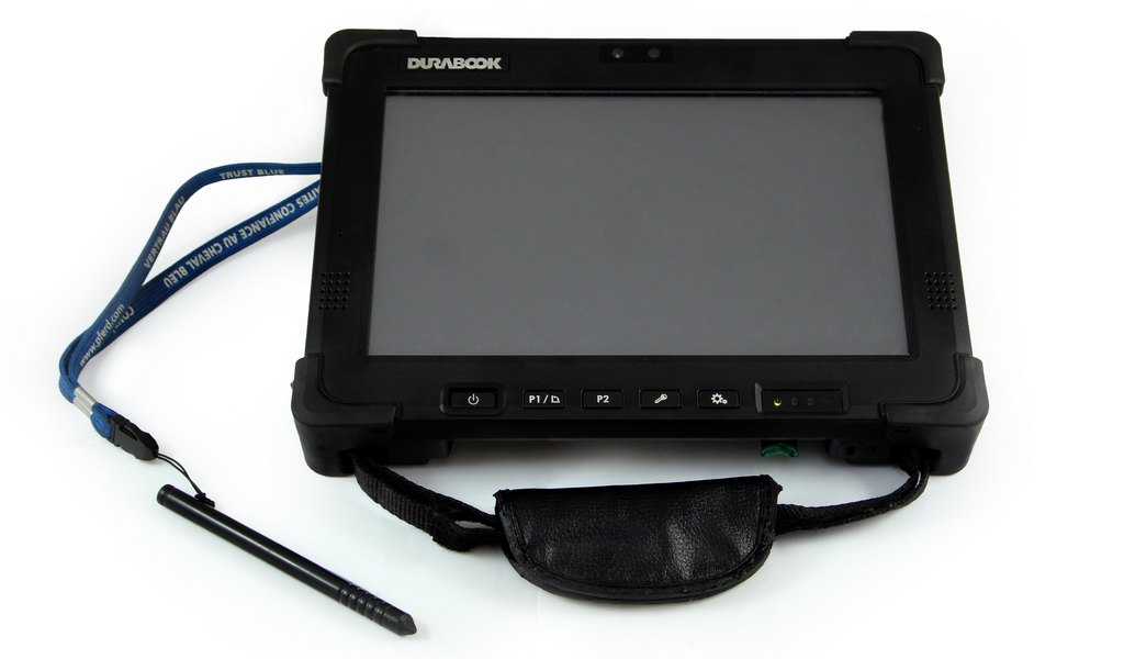 specjalny tablet Durabook do diagnostyki komputerowej samochodów